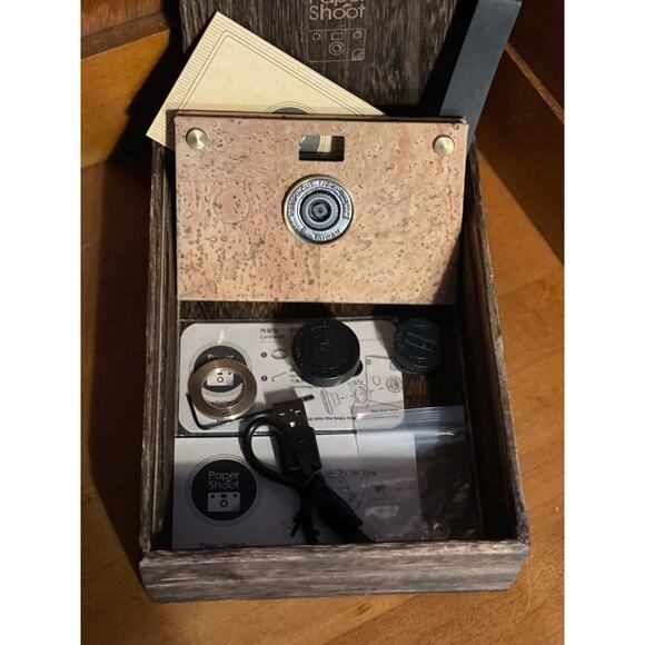 Paper Shoot Camera-camera set-cork plain - Picture 4 of 5